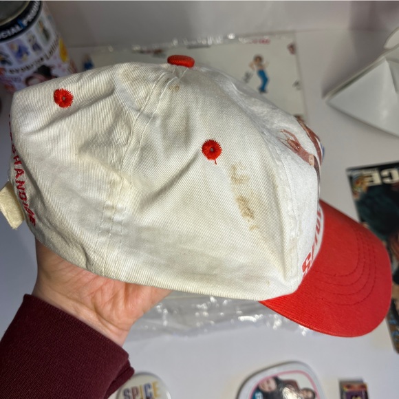 Vintage 90s Spice Girls Lot Gift-wrap Postcard Lollipop Tins Hat Mirror Pin Y2k - Picture 9 of 16